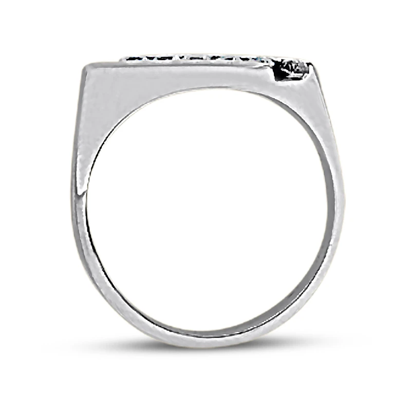 Thin Platinum Round Diamond Ladies Ring 0.40ct 4 Thin Platinum Round Diamond Ladies Ring 0.40ct - Image 2