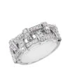 Platinum Round Diamond Ladies Ring 0.52ct