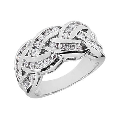 Platinum Round Diamond Ladies Ring 1.20ct 10.1mm 3 Platinum Round Diamond Ladies Ring 1.20ct 10.1mm