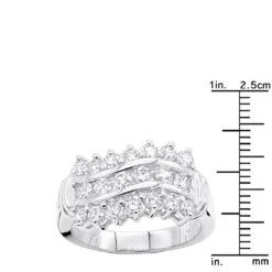 Platinum Round Diamond Ladies Ring 1.58ct -H'Hen Sale Store platinum round diamond ladies ring 158ct p 32307 rulerwh