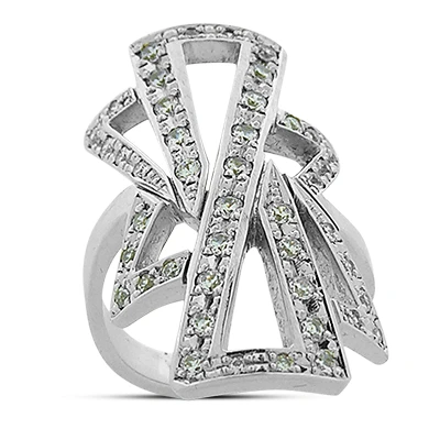 Platinum Round Diamond Right Hand Women's Ring 1.03ct 3 Platinum Round Diamond Right Hand Women's Ring 1.03ct