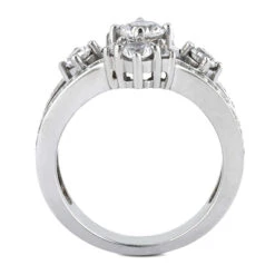Platinum Round Diamond Right Hand Women's Ring 1ct -H'Hen Sale Store platinum round diamond right hand womens ring 1ct p 31624 additional white
