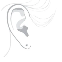 Platinum Solitaire Round Diamond Stud Earrings 0.33ct -H'Hen Sale Store platinum solitaire round diamond stud earrings 033ct bod