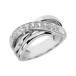 Platinum Women's Diamond Ring 0.40ct