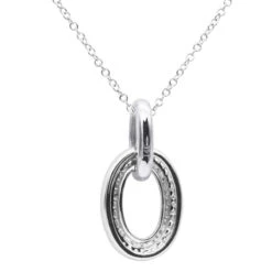 14K White Gold Pave Diamond Oval Pendant Necklace For Women 0.5 Carat 13 14K White Gold Pave Diamond Oval Pendant Necklace For Women 0.5 Carat -H'Hen Sale Store real 14k gold pave diamond oval pendant necklace for women 05 carat 803212 backwh