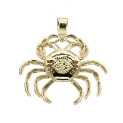 14K White Gold VS Diamond Cancer Pendant For Men By Joe Rodeo 10.46ct -H'Hen Sale Store real 14k gold vs diamond cancer pendant for men by joe rodeo 1046ct backye