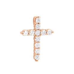Real Diamond Cross Necklace 14K White Gold 2.5 Carat Cross Pendant -H'Hen Sale Store real diamond cross necklace 14k gold 25 carat cross pendant 000810 ro