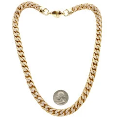 Real Diamond Hip Hop Jewelry Solid 10K Yellow Gold Iced Out Franco Chain For Men 11 Real Diamond Hip Hop Jewelry Solid 10K Yellow Gold Iced Out Franco Chain For Men -H'Hen Sale Store real diamond hip hop jewelry solid 10k gold iced out diamond franco chain rulerye