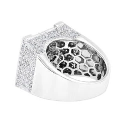 Real Hip Hop Diamond Ring For Men 4.35ct -H'Hen Sale Store real hip hop diamond ring 435ct p 40581 backwh