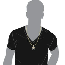 14K Yellow Gold Hip Hop Iced Out Diamond Drip Star Pendant For Men 3 Carat -H'Hen Sale Store real hip hop jewelry iced out diamond drip star pendant for men 3 carat 14k gold 803181 bodye