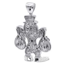 Real Sterling Silver Scrooge McDuck Diamond Pendant Cartoon Character 4.25ct 7 Real Sterling Silver Scrooge McDuck Diamond Pendant Cartoon Character 4.25ct -H'Hen Sale Store real sterling silver scrooge mcduck diamond pendant cartoon character 425ct 720000w back