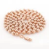 14K Rose Gold Ball Chain 5mm, 22-40in -H'Hen Sale Store rose gold ball chain 14k 5mm 22 40in 1