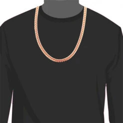 10K Rose Gold Miami Cuban Link Chain In 22-40in 11mm 10 10K Rose Gold Miami Cuban Link Chain In 22-40in 11mm -H'Hen Sale Store rose gold miami cuban link chain in 10k 22 40in 11mm 3