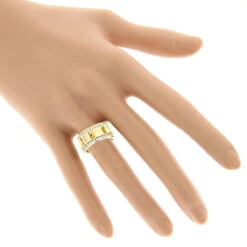 Round And Baguette Diamond Eternity Ring By Luxurman New York 2.65ct -H'Hen Sale Store round and baguette diamond eternity ring by luxurman new york 265ct bodye