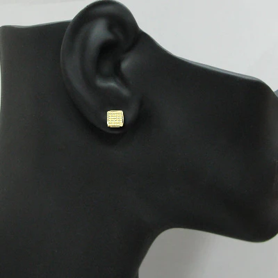 Round Diamond Earrings 14K Yellow Gold 0.51ct 5 Round Diamond Earrings 14K Yellow Gold 0.51ct - Image 3