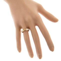 Round Diamond Engagement Ring Setting 0.61ct 14K Yellow Gold -H'Hen Sale Store round diamond engagement ring setting 061ct 14k p 40359 bodye