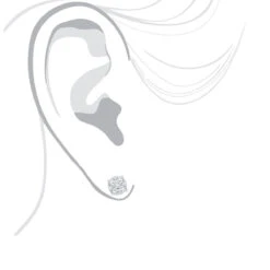 Round Diamond Stud Earrings 1.20ct 14K White Gold -H'Hen Sale Store round diamond stud earrings 140ct 14k gold bodwh