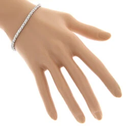 Round Diamond Tennis Bracelet 10K White Gold Yellow Gold Rose Gold 1.5ct 12 Round Diamond Tennis Bracelet 10K White Gold Yellow Gold Rose Gold 1.5ct -H'Hen Sale Store round diamond tennis bracelet in white gold yellow gold rose gold 15ct 10k bodwh