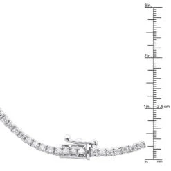 Round Diamond Tennis Necklace Men's Chain 14K White Gold 32in 14.06ct -H'Hen Sale Store round diamond tennis necklace chain 14k 1406ct p 43200 rulerwh