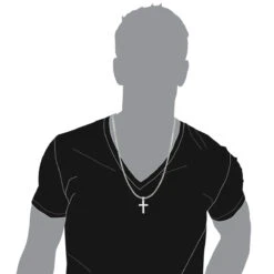 Small 14K Yellow Gold Invisible Princess Cut Diamond Cross Pendant 1.25ct -H'Hen Sale Store small 14k gold diamond cross pendant 125ct p 7023 bodwh