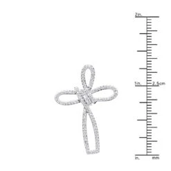 Small 14K Yellow Gold Diamond Cross Pendant For Women Fancy Bow Design 0.36ct 17 Small 14K Yellow Gold Diamond Cross Pendant For Women Fancy Bow Design 0.36ct -H'Hen Sale Store small 14k gold diamond cross pendant for women fancy bow design 036ct rulerye