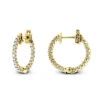 Small 14K Yellow Gold Inside Out Diamond Hoop Earrings 0.9ct 1 Small 14K Yellow Gold Inside Out Diamond Hoop Earrings 0.9ct -H'Hen Sale Store small 14k gold inside out diamond hoop earrings 110ct p 6259 ye