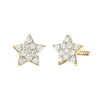Small Diamond Star Earrings Studs 14K Yellow Gold 0.1ct -H'Hen Sale Store small diamond star earrings studs 14k gold 01ct 000889 yellow 20220217