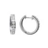 Small Hoops: 14K White Gold Diamond Hoop Earrings 1/2in 0.91ct 1 Small Hoops: 14K White Gold Diamond Hoop Earrings 1/2in 0.91ct -H'Hen Sale Store small hoops 14k diamond hoop earrings 091ct p 40621 wh