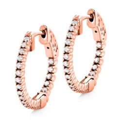 3/4in Small Hoops 14K White Gold Diamond Hoop Earrings Inside Out 1/2ct 9 3/4in Small Hoops 14K White Gold Diamond Hoop Earrings Inside Out 1/2ct -H'Hen Sale Store small hoops 14k diamond hoop earrings inside out 047 p 6931 ro