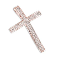 Small Pave Diamond Cross Pendant 0.33ct 14K White Gold 10 Small Pave Diamond Cross Pendant 0.33ct 14K White Gold -H'Hen Sale Store small pave diamond cross pendant 033ct 14k gold p 50036 ro