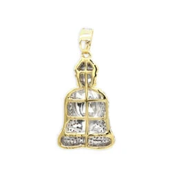 10K White Gold Real Diamond Buddha Pendant 1/2ct By Luxurman -H'Hen Sale Store solid 10k gold diamond buddha pendant 12ct by luxurman backye
