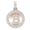 14K Rose Gold Bitcoin Pendant For Men 2 Carat Diamond Medallion Circle 1 14K Rose Gold Bitcoin Pendant For Men 2 Carat Diamond Medallion Circle -H'Hen Sale Store solid 14k gold bitcoin pendant for men 2 carat diamond medallion circle 407037 14k ro