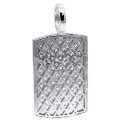 14K Yellow Gold Diamond Dog Tag Pendant For Men 3.25 Carats Iced Out Design 13 14K Yellow Gold Diamond Dog Tag Pendant For Men 3.25 Carats Iced Out Design -H'Hen Sale Store solid 14k gold diamond dog tag pendant for men 325 carats iced out design 407140 back white