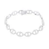 2.3 Carat Gucci Link Diamond Bracelet For Women Solid 14K White Gold -H'Hen Sale Store solid 14k gold gucci link diamond bracelet for women 25ct 803221 wh