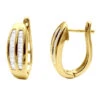 Solid 10K Yellow Gold Baguette Diamond Earrings Hoops 1/2ct 2 Solid 10K Yellow Gold Baguette Diamond Earrings Hoops 1/2ct -H'Hen Sale Store solid gold baguette diamond earrings hoops 13ct p 7231 yellow
