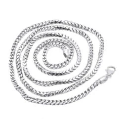 Solid 14K Yellow Gold Franco Chain Necklace For Men 3.5mm 20-32" -H'Hen Sale Store solid gold franco chain necklace 14k chains 35mm 33 backwh