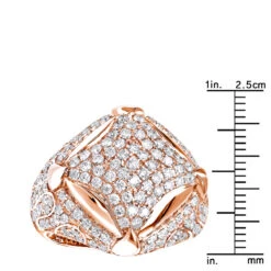 Statement Men's 14K White Gold 3.25ct Diamond Ring By Luxurman -H'Hen Sale Store statement mens diamond rings sale 14k gold luxurman 3 25ct ring rulerro