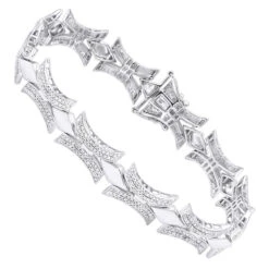 Sterling Silver Diamond Bracelet 1.96ct