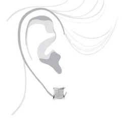 Sterling Silver Diamond Earrings 0.29ct Studs -H'Hen Sale Store sterling silver diamond earrings 029ct studs p 44739bod