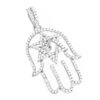 Sterling Silver Diamond Hamsa Pendant 0.57ct -H'Hen Sale Store sterling silver diamond hamsa pendant 057ct p 42676 wh