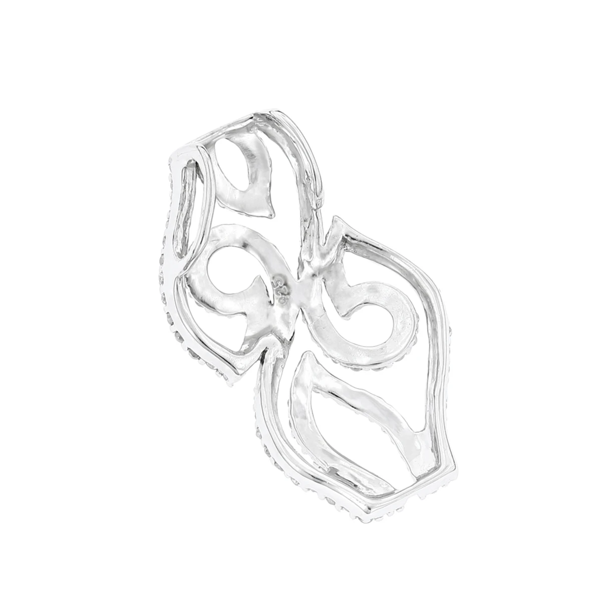 Sterling Silver Diamond Heart Pendant 0.11ct 4 Sterling Silver Diamond Heart Pendant 0.11ct - Image 2