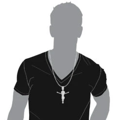 Real Sterling Silver Diamond Jesus Crucifix Pendant 0.6ct 7 Real Sterling Silver Diamond Jesus Crucifix Pendant 0.6ct -H'Hen Sale Store sterling silver diamond jesus crucifix pendant 07ct bodwh