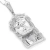 Sterling Silver Diamond Jesus Face Pendant 0.84ct 1 Sterling Silver Diamond Jesus Face Pendant 0.84ct -H'Hen Sale Store sterling silver diamond jesus face pendant 084ct wh