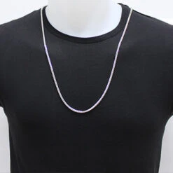 Sterling Silver Franco Chain Necklace 3mm 30 Inches -H'Hen Sale Store sterling silver franco chain necklace 3mm 30 inches p 48074bod