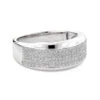 Sterling Silver Men's Diamond Wedding Band 0.32ct -H'Hen Sale Store sterling silver mens diamond wedding band 027ct p 47881