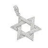 Sterling Silver Star Of David Diamond Pendant 0.63ct -H'Hen Sale Store sterling silver star of david diamond pendant 063ct p 42678