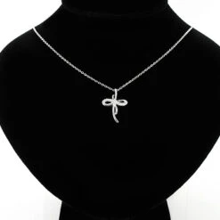 Tiny Diamond Cross Pendant 10K White Gold 0.12ct 8 Tiny Diamond Cross Pendant 10K White Gold 0.12ct -H'Hen Sale Store tiny diamond cross pendant in 10k gold 012ct 3