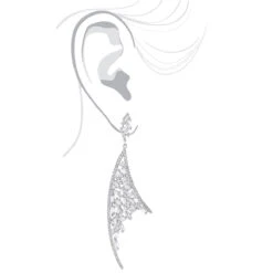 Unique 14K White Gold Designer Diamond Earrings 3.3ct 12 Unique 14K White Gold Designer Diamond Earrings 3.3ct -H'Hen Sale Store unique 14k gold designer diamond earrings 33ct bodwh