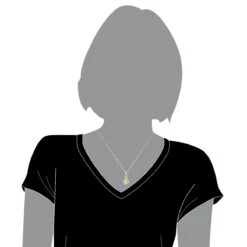 Unique 14K White Gold Designer White Yellow Diamond Women's Pendant By Luxurman -H'Hen Sale Store unique 14k gold designer white yellow diamond womens pendant by luxurman bodwh