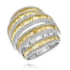 Unique 7ct Ladies White Yellow Diamond Cocktail Ring 14K White Gold By Luxurman 1 Unique 7ct Ladies White Yellow Diamond Cocktail Ring 14K White Gold By Luxurman -H'Hen Sale Store unique 7ct ladies white yellow diamond cocktail ring 14k gold by luxurman mainwh